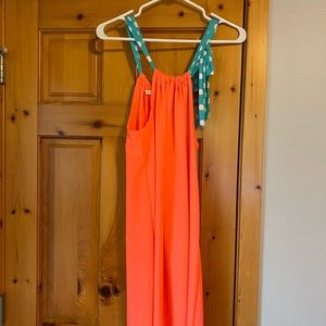 Hot pink summer dress